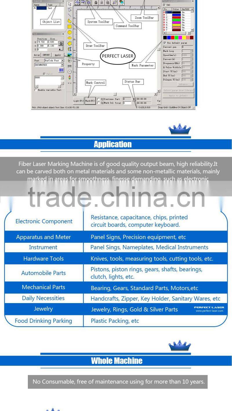 Gift Paper Bag Laser Marking Machine with IPG fiber laser source