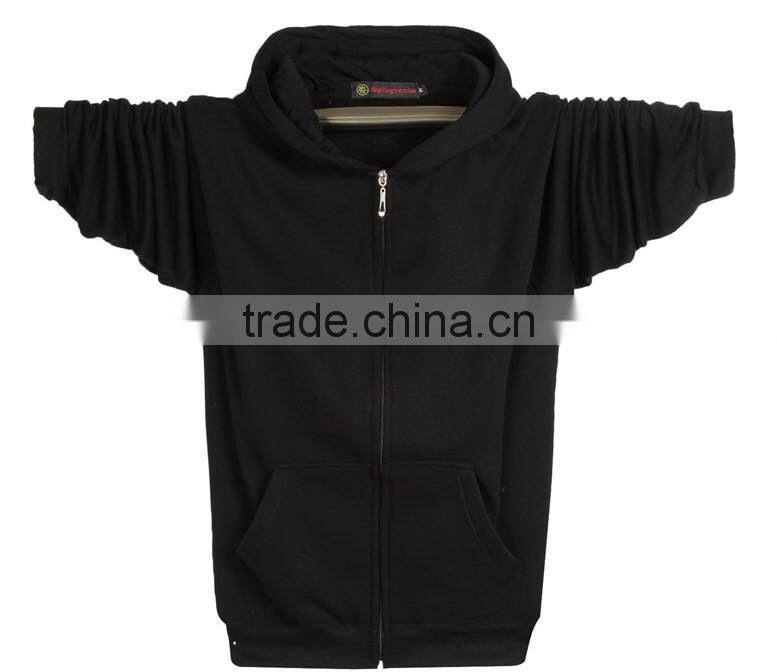 design your own colorblock high quality plain cotton casual full face zip hoodie