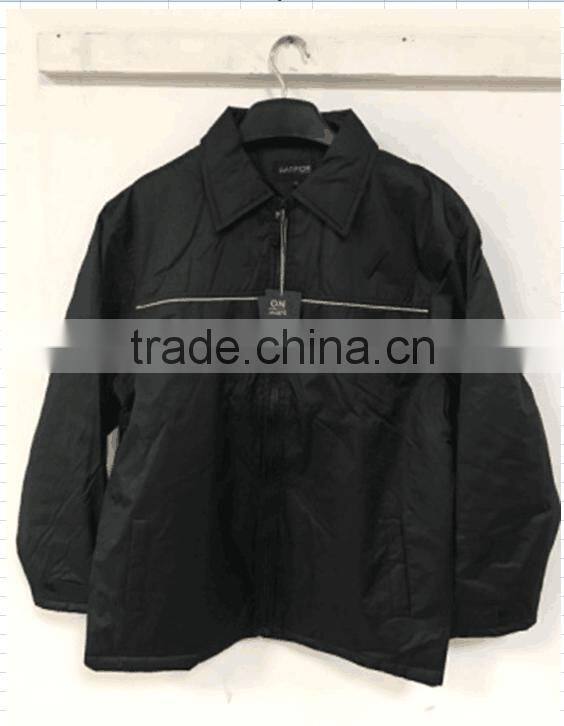 Ready made men poly PVC jacket for men