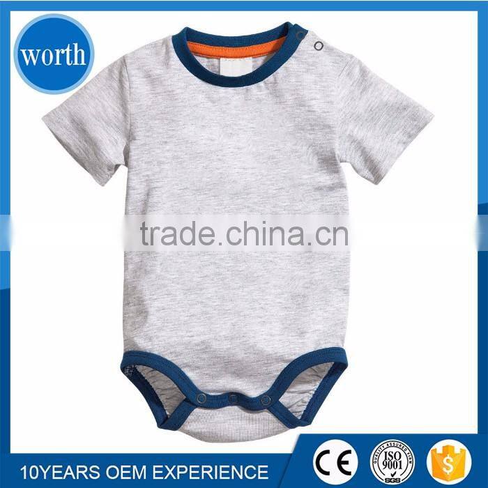 (High Quality) 2017 newborn baby clothes 100 cotton bulk manufacturing in China