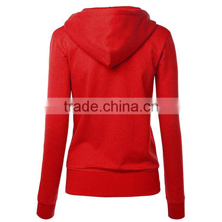 TC Womens Active Fleece Zip Up Hoodie Sweater Jacket 2017