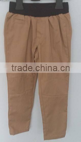 2016 baby boys cotton brown pants for Autumn