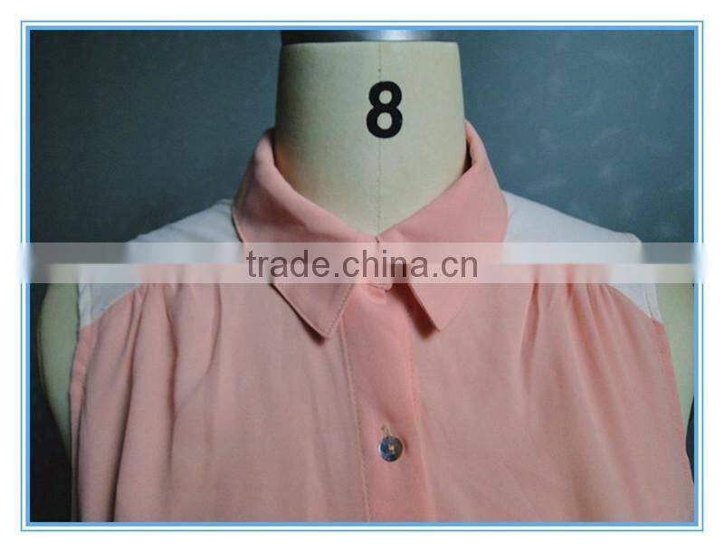 Chiffon Loose New Designs Sexy Summer Color Women Top