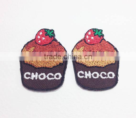 2017Customized sushi Embroidery Patch, virious food Embroidered wholesale Patch