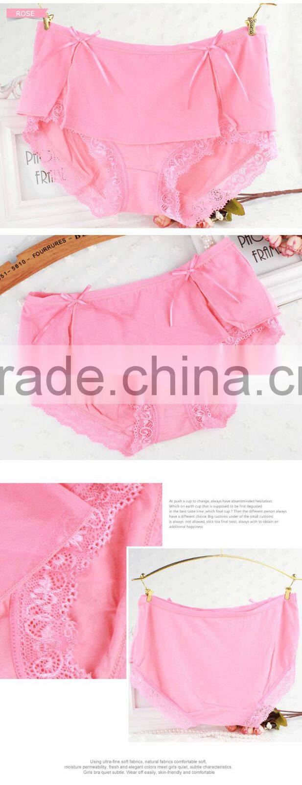 High quality fashion wholesale breathable lace womens underwear sexy young girl wearing underwear