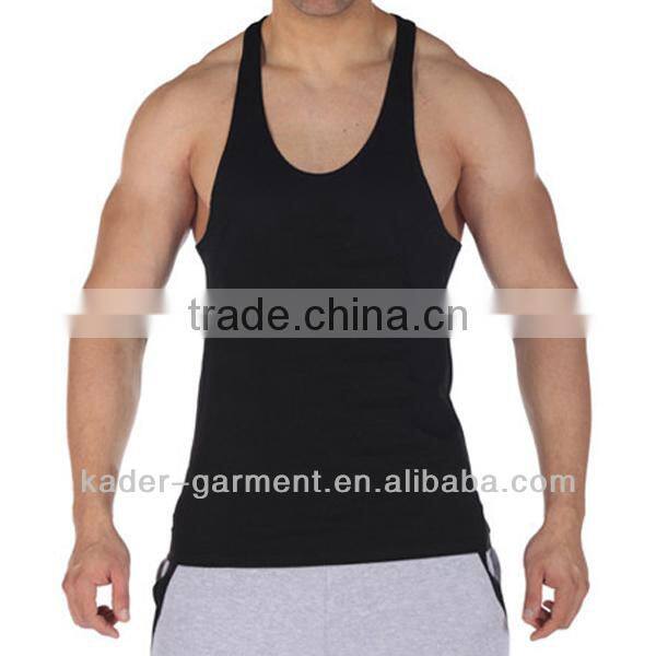 stringer tank top for men made in china cotton stringer gym singlets
