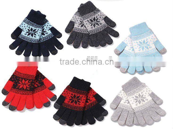 Wool gloves for iphone