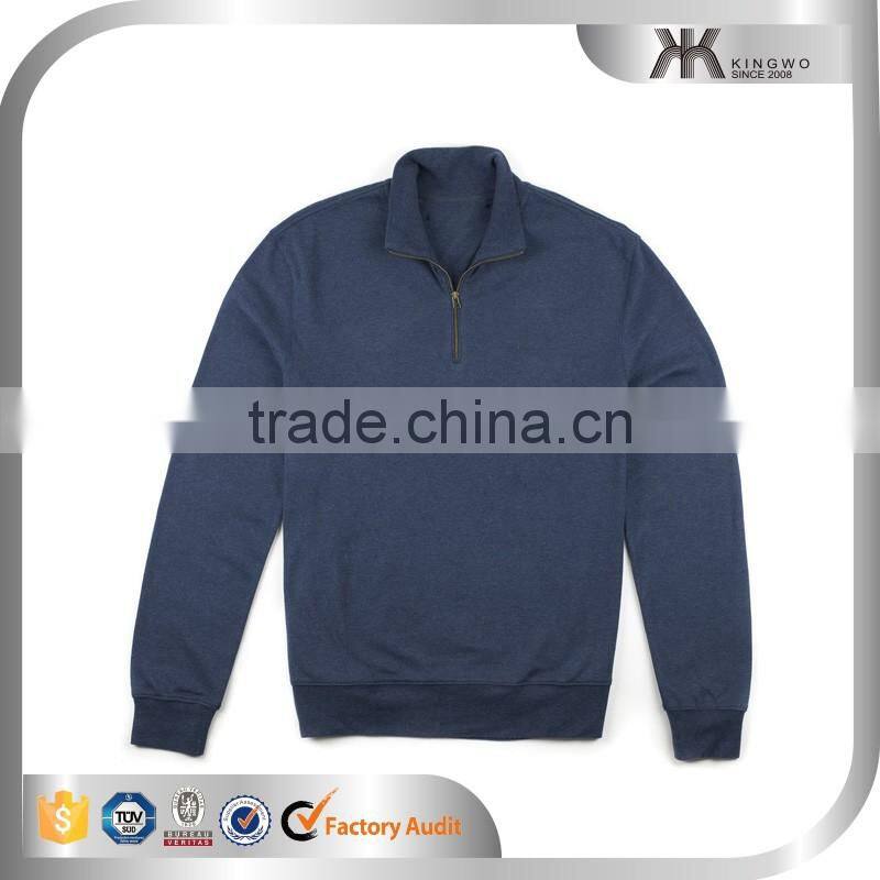 Causal pullover 1/4 zip fleece pullover sweatshirt for men