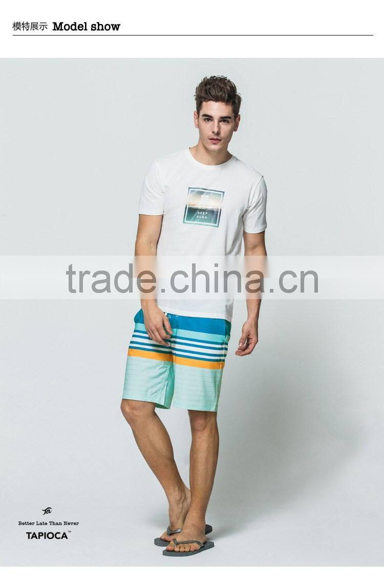 Man Ready-Made Breathable Digital Printing Board shorts Quick Dry Sport Shorts