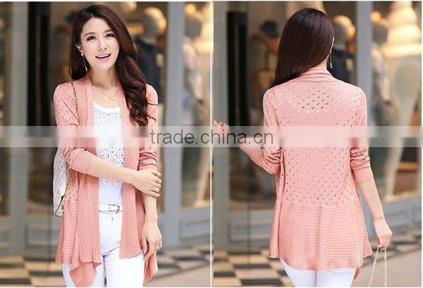 Spring and autumn new style casual slim women shawl cardigan ,cardigan sweater,knit cardigan