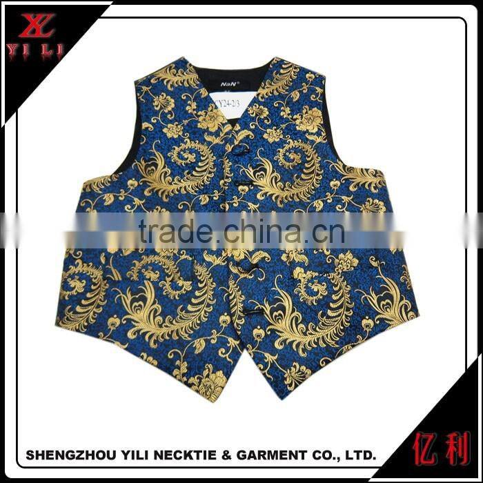 High quality Paisley design latest fashion waistcoat