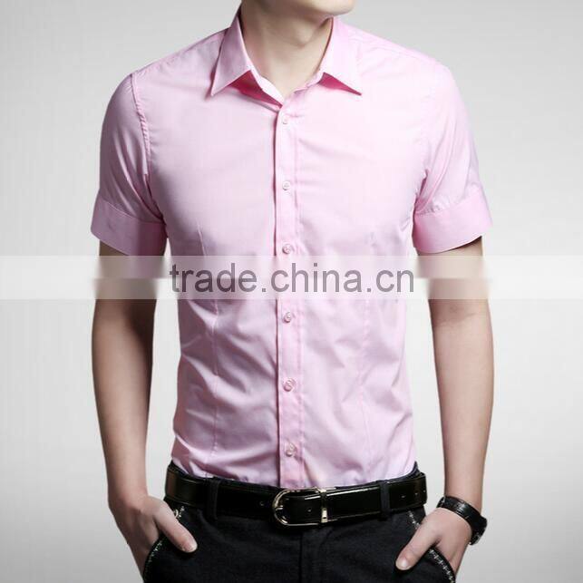 latest design mens short sleeve shirt chest pocket multi colour men's shirts
