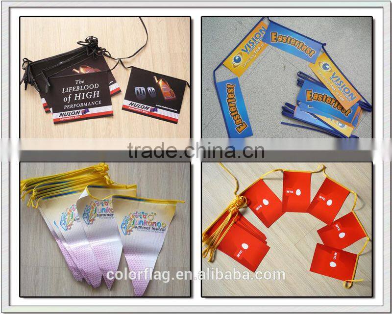 promotional pvc bunting flag