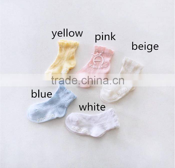 cute baby cotton socks, silicone print baby socks
