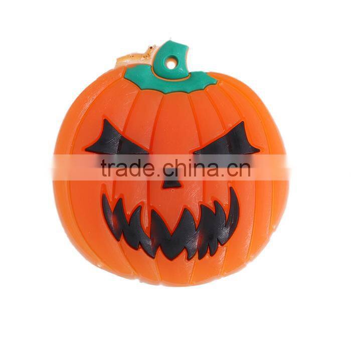 Plastic Halloween Pin Brooches Pumpkin Orange-red Custom Logo Brooch