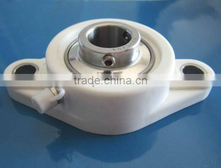 Stainless steel plastic housing bearing with cover SUCFL205