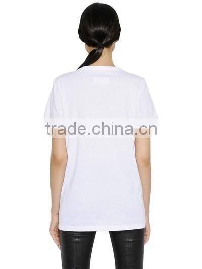Girl's fashion cotton korea t-shirt printing design