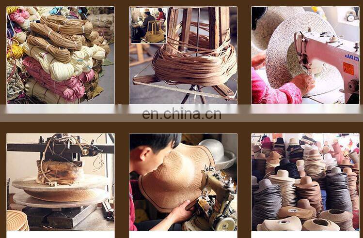 Sunscreen Basin Cap Sunshade Straw Hat Flower Pure Colour Beach Hat