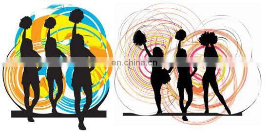 Baby girl's custom sublimation design mini cheerleading bra/cheerleader crop top /cheerleading uniform