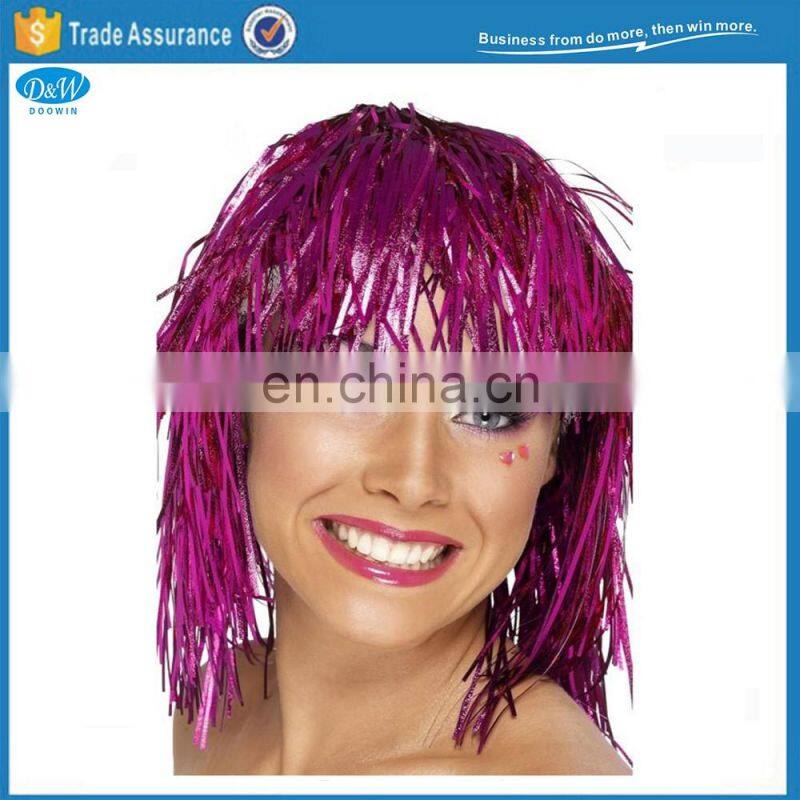 Cheap Party Tinsel Wigs for Adult