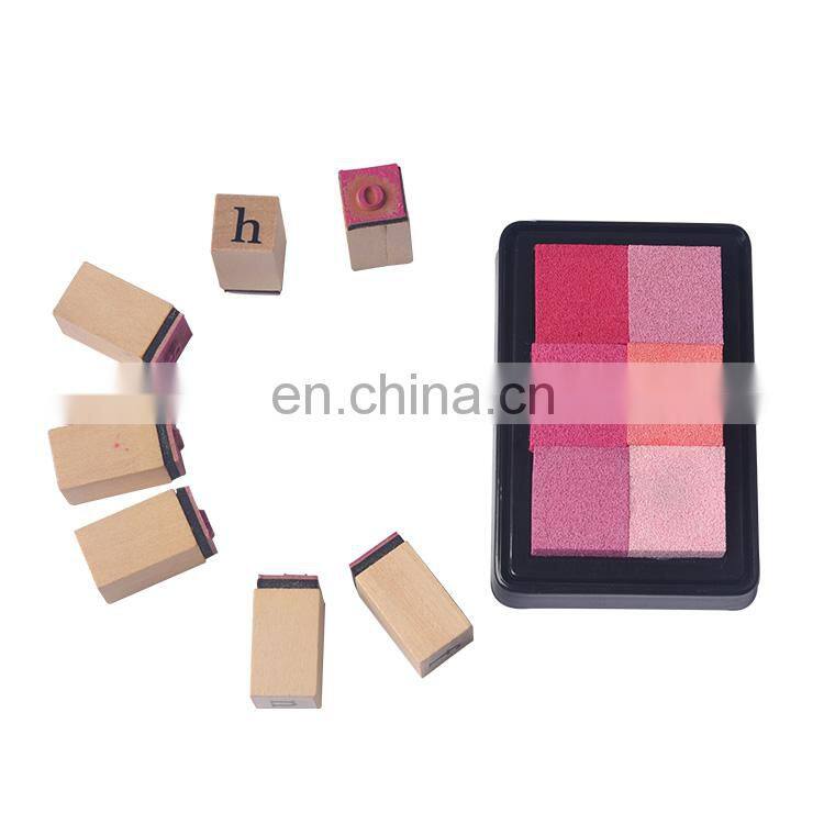 Elegent Plastic Sponge Gradient Pink Ink Absorber Pad