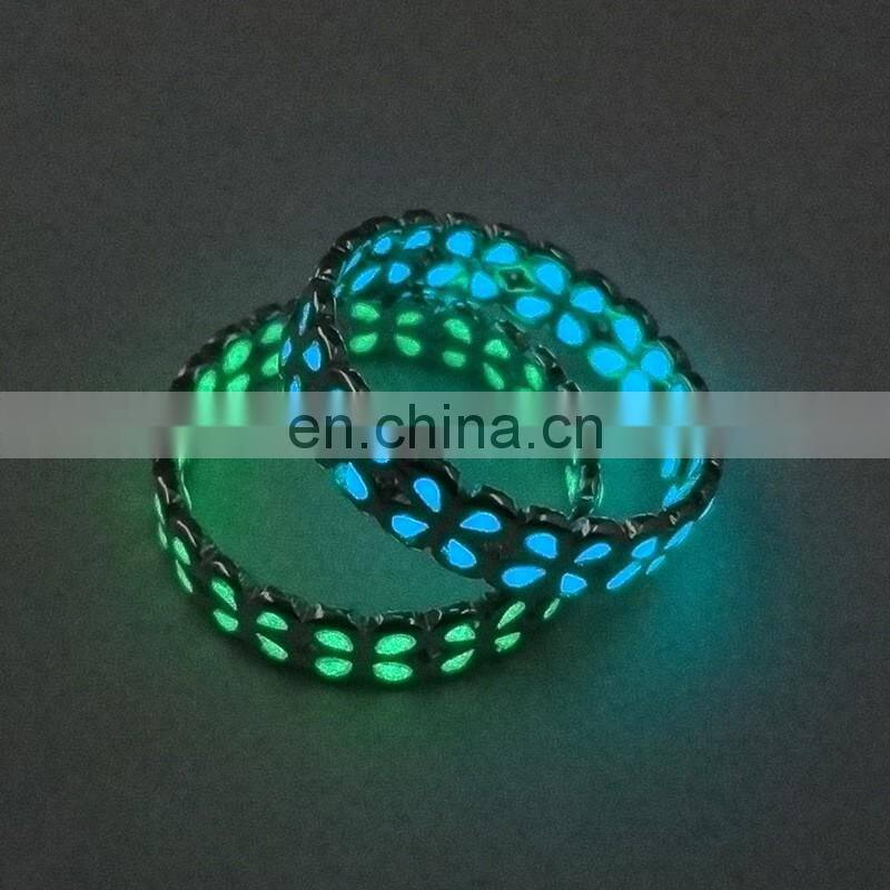 Luck Hollow Out Glow in the Dark Ring Luminous Ring For Men Women