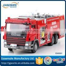 Interesting pull back die cast fire protection set toy for kids