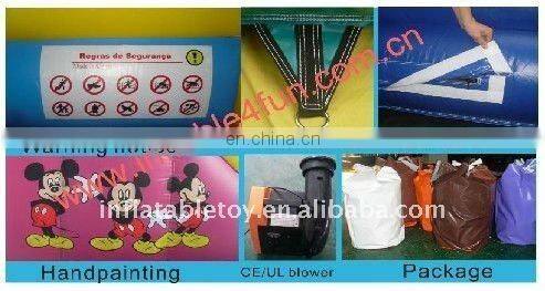 2012 hot sale inflatable bungee jumping