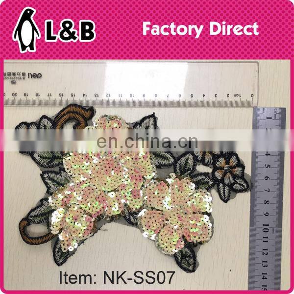 New arrived double sequin patches