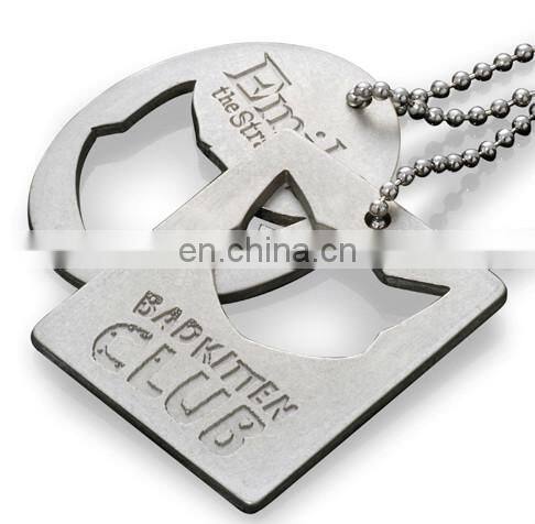 Stamping custom dog tag with epoxy