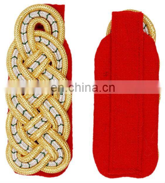 officer shoulder board, shoulder rank, corded shoulder board, shoulder cords