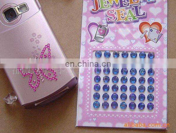 self adhesive acrylic rhinestone gem sticker With Reasonable Price (ZY1-050)