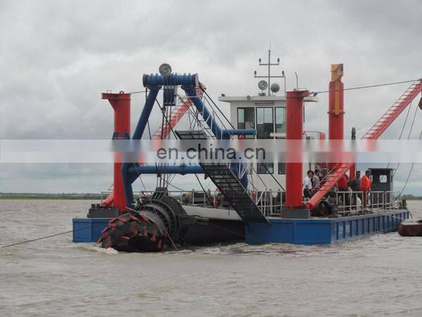 HID 12 inch mini sea sand mud cutter suction dredger dredging boat for sale