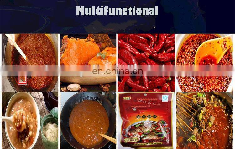 Ketchup Chilli Tomato Frying Sauce Porridge Hot Pot Flavouring Making Machine Boiling Cooking Pot