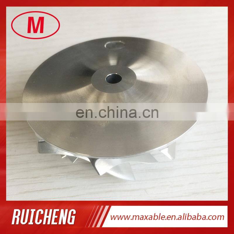TD04HL 19T 46.02/58.00mm 5+5 blades 49189-X Turbocharger milling/aluminum 2618/billet compressor wheel for Volvo