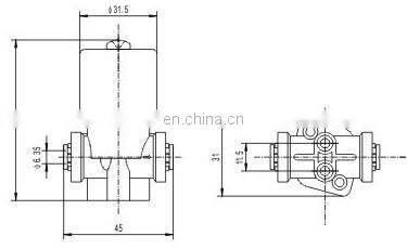 SLC-1/PSC-2/PSC-3 2 way water dispenser solenoid valve plastic G1/8",G1/4",1/4 inch normal close for water purifier RO machine