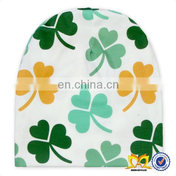 Baby Cute Print Soft Beanie Hat Infant Yellow Pineapple Pattern Baby Custom Hats Design Caps