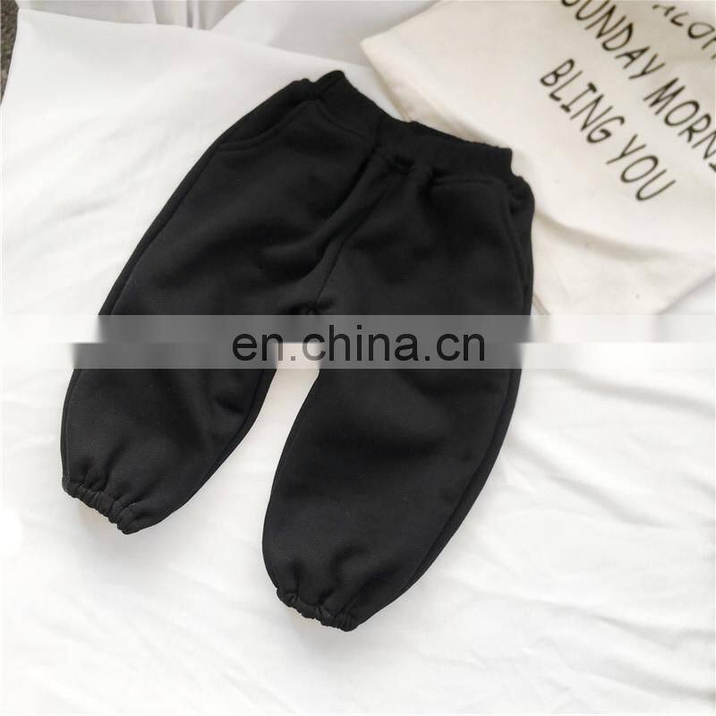 New design toddler boys pants keep warm new pants design for girl