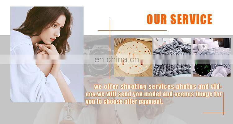 New American style hollow tassel sofa air conditioner hand knitted thread blanket