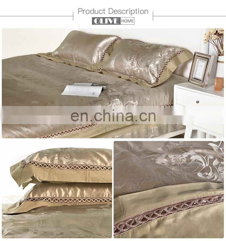 Wholesale Super Soft Natural Comfort Satin Luxury Cotton Bedding Comforter Bed Set For Room