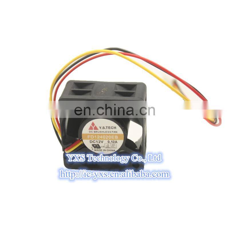 FD124020EB 4cm 40*40*20mm 12V 0.12A 3wire cooling fan