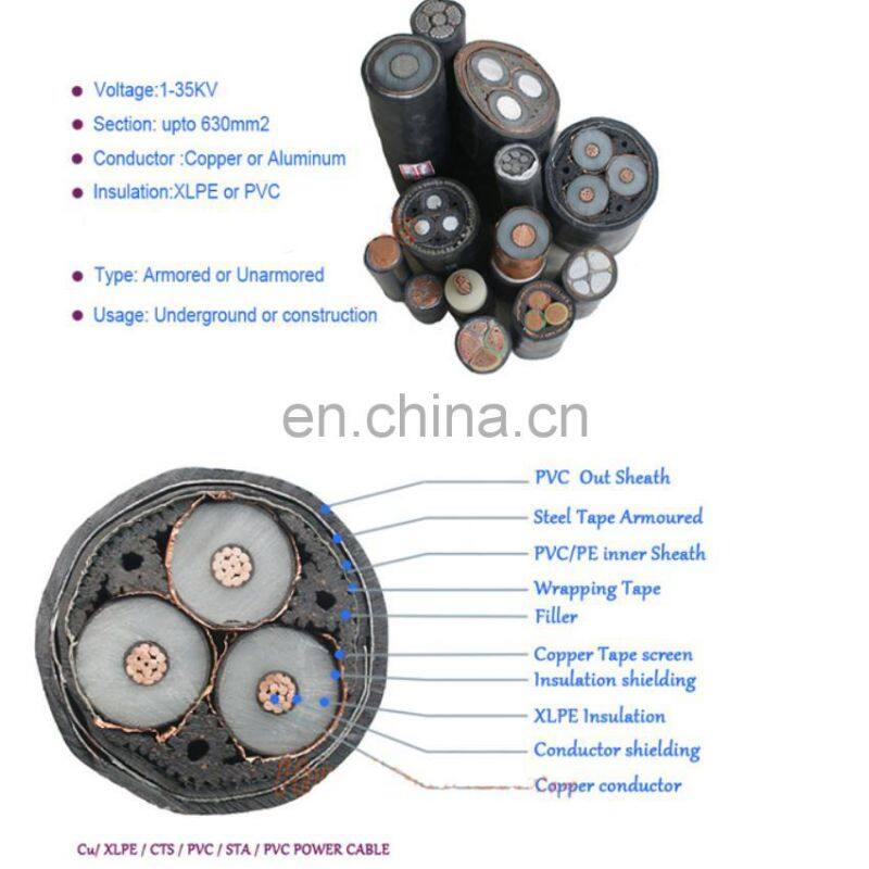 18/30kv XLPE Insulated High Voltage Power Cable