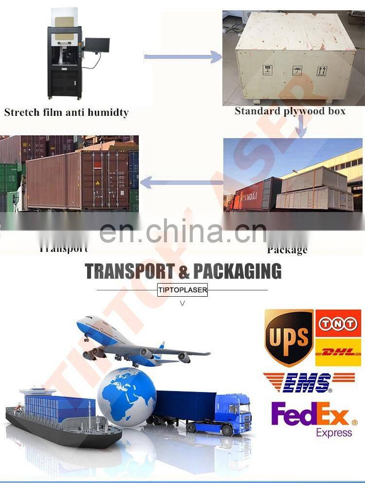 High performance stainless steel fiber laser marking machine logo maker machine for bar code