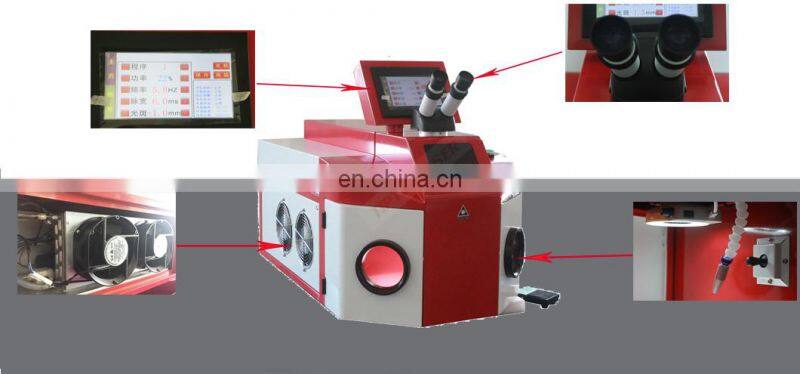 YAG Industry Laser Welding Machine for Gold Silver Metal Jewelry for Goldsmith