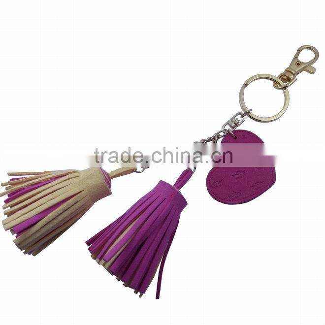 Leather Keycain with rivets