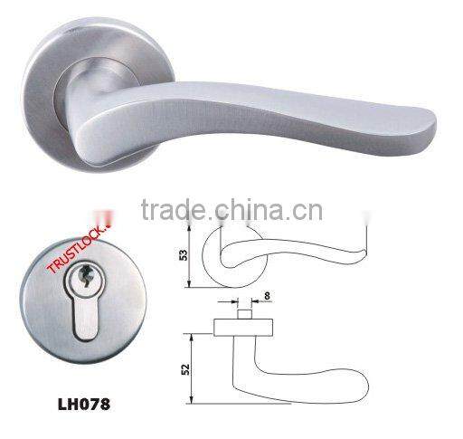 Trust Solid Stainless Steel Lever Door Handle in Guang Dong