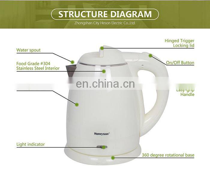 hotel products electric 1.2l kettle with welcome tray set for guest room