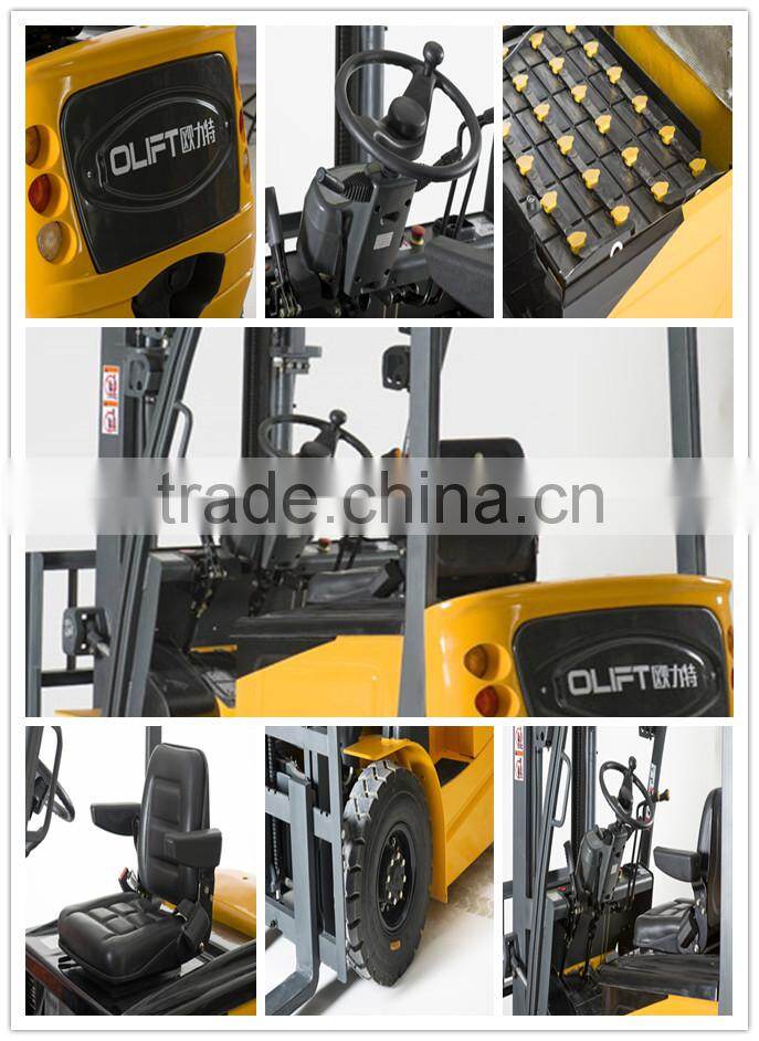 3000kg Four-Wheel Cheap DC/AC Electric Forklift FB30