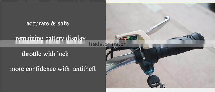 new model electric folding bicycle with hub motor