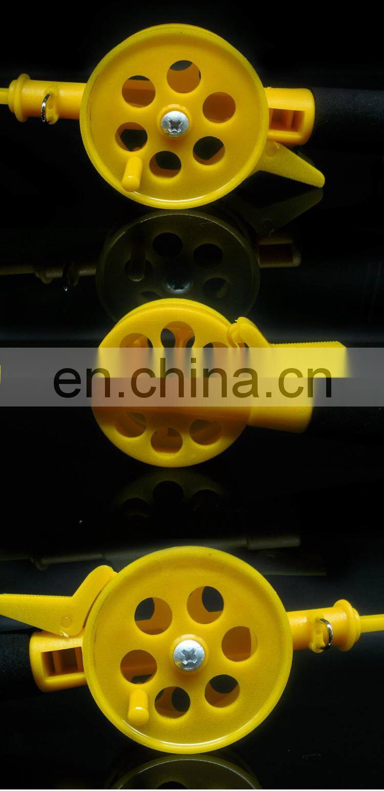 33 cm 50g winter outdoor fishing for children High quality plastic ice fishing rod